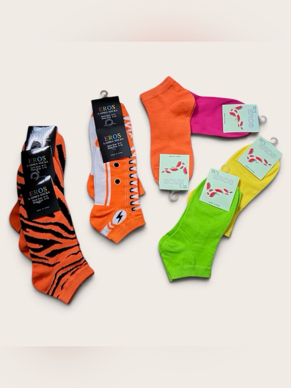 Women’s / Girl’s Ankle Socks 
9 Pair Bundle